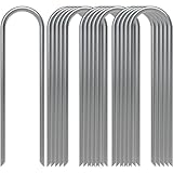 16er-Pack Gartenklammern, 15,2 cm, Soaker-Schlauchpfähle, 11 Gauge, Tropfleitung,...