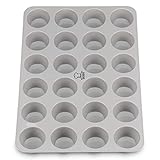 Backefix FLEXI 24er Mini Muffinform Silikon für kleine Muffins je 4,5cm, 3cm hoch |...