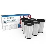 6 Filter für AEG Staubsauger [CX7, CX7-2 & QX8] ersetzt AEF150 - Ersatzfilter...