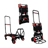 SCHULZ TECH 2-in-1 Sackkarre und Plattformwagen - Transportwagen max. 140KG -...