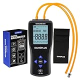 Manometer Digital Gas Pressure Tester Differential Pressure Gauge HVAC Air...