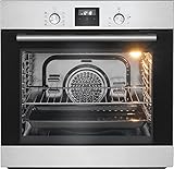 Bomann Einbau-Backofen/Einbaubackofen autark EBO 7906; mit Dampfreinigung,...