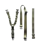 Sling Punkt Riemen Einstellbare Gewehr - GrüNer Multipurpose Nylon Gewehrriemen, Tactical...
