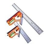 Presch Kombinationswinkel Set 150mm & 300mm - metrisch - Zwei Präzise Universal...