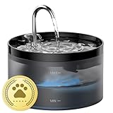 Katzenbrunnen, GIOTOHUN Super Silent Trinkbrunnen für Katze, 64oz Katzenbrunnen für...