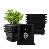 NAMYEUT 12 Stück Bonsai Trainingstöpfe 16,5 x 12,3cm, Bonsai Töpfe mit...