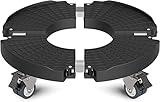 WELDUN Pflanzenroller Außenbereich Rollbrett 40-54CM Pflanzen Pflanzenregal...