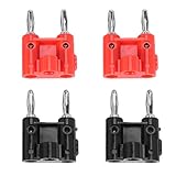 Sarngk 4 StÜCke Schrauben Typ Doppel Bananen Stecker Lautsprecher AnschlÜSse 436 + Type
