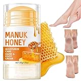 Honig-Fußcreme, Hand- und Fersencreme für sehr trockene Hände und Füße, rissige...