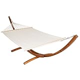 TecTake 401995 - XXL Hängematte Thorsten für 2 Personen, Liegefläche 205x150 cm,...