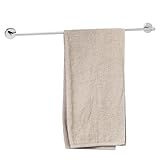bremermann Bad Serie Lucente Handtuchstange 80 cm, Edelstahl verchromt hochglänzend