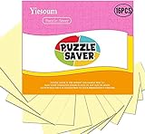 Yiesoum 16 Super Puzzle Kleber transparent, Puzzle Saver, Puzzle Folie selbstklebend,...