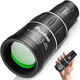 Pankoo 16 x 52 Monokular-Teleskop für Erwachsene und Kinder - Kompakt für...