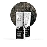 10 Perm, langanhaltende Express-Färbung, Haarfarbe 4 Braun, Haarfarbe, schnelle und...