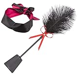 Nidddiv Trägt Man Schuhe Erotic Feather Pat mit Schleife Tease Feather Pat Wir Riechen...