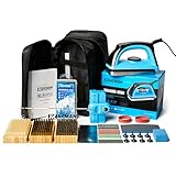 XCMAN Complete Ski Snowboard Tuning Waxing Combo Kit with Waxing Iron,Ski Wax,Side Base...
