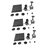 GANAZONO 3St Mikro Wasserpumpe Brunnenpumpe für Aquarien Solarbrunnen im Freien...