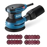 DongCheng Exzenterschleifer 380W, 125mm Schleifmaschine, 6 Geschwindigkeiten 8,000-12,800...