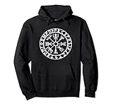 Vegesir Wikinger Kompass Schutz Rune Pullover Hoodie