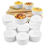 Lawei 12er-set Soufflé Förmchen 180ml Porzellan Pastetenform Souffleförmchen Creme...