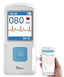 newgen medicals EKG Gerät: Mobiles medizinisches EKG-Messgerät mit PC-Software und App...