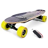 Longboard Elektrische Skateboards mit kabelloser Fernbedienung Wasserdicht Skate...