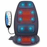 Snailax Massagesitzauflage mit Wärme, 10 Vibrationsmotoren Massageauflage mit...