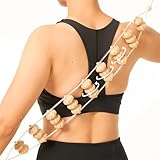 HAINLOGWANG Rückenmassage, Massageroller Rücken Mit Griff, Massageroller Holz,...