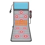 ATHUAH HeizungGanzkörper-Elektromassagematte, mit Vibrationsmotoren-Heizkissen,...