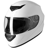 Favoto Motorradhelm Integralhelme für Erwachsene Vollvisierhelm Mopedhelm für...