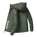 BRINSE Winterjacke für Männer S.H.E.L.B.Y, Puffmantel Verstaubare, für Outdoor, Herbst...