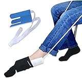 Anziehhilfe für Socken und Strümpfe, Sockenanzieher Sockenanziehhilfe Dressing Assist...