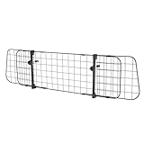 Kerbl Autoschutzgitter (Farbe schwarz, Höhe 30 cm, Breite 96 - 145 cm, aus Metall, mit...