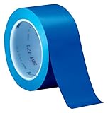 3M 471 Hochwertiges Weich-PVC-Klebeband, 19 mm x 33 m, Blau (48-er Pack)