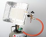 Gasheizstrahler schnell und einfach einsetzbar ! Gasheizstrahler mit Aluminium-Schirm...