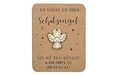 herz-wuid Schutzengel Holz - Geschenkkarte Schutzengel, Mutmacher Glücksbringer...