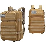 XFLHXY 45l Militärischer Taktischer Rucksack für Männer Bug Out Bag Army Assault Pack...