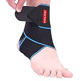 Hnlife Einstellbar Sprunggelenkbandage, Elastische Fußbandage, Atmungsaktiv...