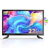 DESOBRY 22 Zoll Kleiner Fernseher 1080P Integriertem DVD-Player, Mini TV...