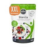 BORCHERS Stevia, Kristalline Streusüße 700g, Stevia-Erythrit Mischung, 1:1 wie Zucker,...
