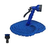7,6 m - 7,5 m Gartenschlauch, erweiterbarer magischer, flexibler Wasserschlauch,...