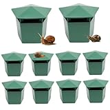 Iewroyt Slug -Fallen für Garten, 10pcs 5, 1 x 4, 1 Zoll Plastik -Slug -Falle,...