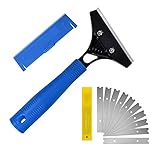 Zanch Tapetenschaber mit 10 Klingen, Fensterschaber, Farbschaber, Glasschaber...