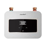 COMFEE' CWH3.5EA1W Mini Durchlauferhitzer 3,6 kW für Handwaschbecken, Elektrische...