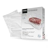 CASO 6 Sterne Profi-Folienbeutel 20x30 cm, 50 Beutel, Vakuumierbeutel für alle...