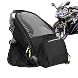 Motorrad-Tankrucksack - robuster wasserdichter Rucksack, magnetischer Reisebehälter |...