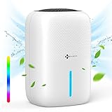 Luftentfeuchter Elektrisch, Automatische Abschaltung Entfeuchter Dehumidifier...