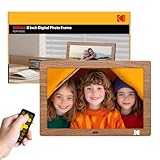 KODAK Digitaler Bilderrahmen 8 Zoll, Digitaler Bilderrahmen ohne WLAN mit Fernbedienung,...