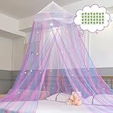 Basumee Baldachin Betthimmel für Kinder Prinzessin Moskitonetz Baby Baldachin Spielzimmer...