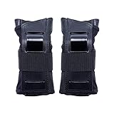K2 Skates Unisex Inline Skates K2 Prime Wrist Guard Slim, Black - Blue, 30E1415.1.1.M